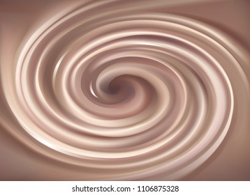 Soft wonderful mixed light khaki color curvy eddy ripple luxury fond. Sweet yummy ecru volute fluid smooth choco cremy sauce surface with space for text on glowing milky white border