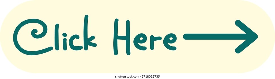 Soft yellow click here button with green arrow