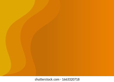 Soft Yellow Flow Background with Empty Space for Text Design Template Vector