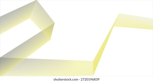 Fundo perpendicular transparente de gradiente amarelo suave. Fluxo de linhas retas amarelas isoladas sobre fundo branco. Ilustração do plano de fundo do vetor