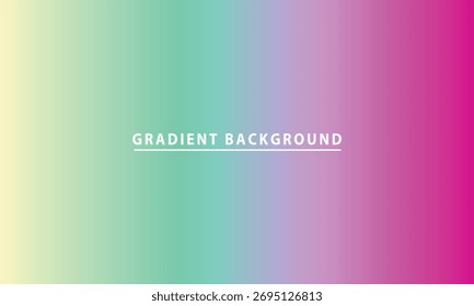 Suave fondo degradado amarillo, verde y rosa con texto