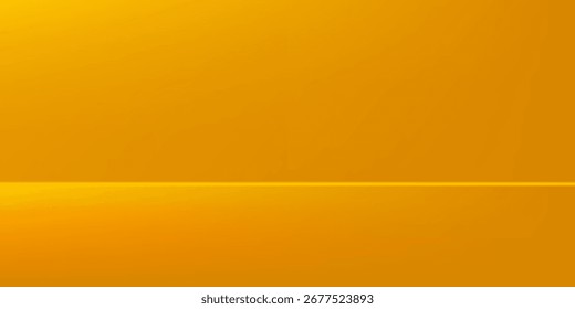 Fondo minimalista amarillo suave con sombras y base amarilla.. eps 10