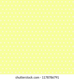 Soft yellow polka dot seamless pattern. Pastel color polka dots pattern background. 