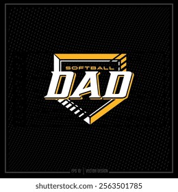 Softball Dad, Softball, Dad, Spirit Squad, Team, Game, Player, Sport, Sports Team, Softball Diamond, Base, Dad Squad