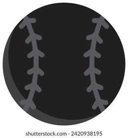icono de glifo softball. ilustración vectorial de softball.