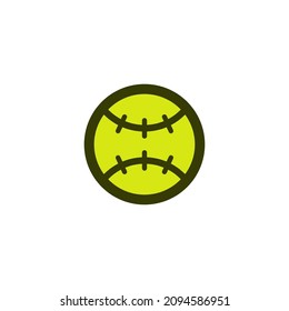 softball icon design vector templates white on background