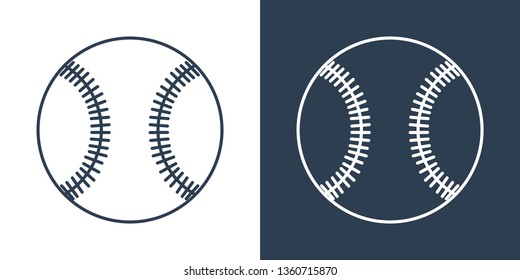 Softball Icon Vector