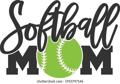 Softball Mom - Softball design