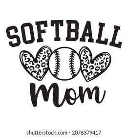 softball mom logo lettering calligraphy,inspirational quotes,illustration typography,vector design