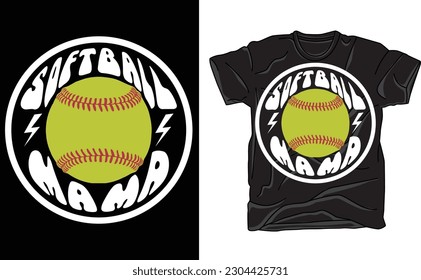 Softball Mom Shirt, Mom Gifts, Gifts for Mom, Softball Shirt, Softball T-Shirt, Mama Shirt, Softball Graphic Tees, Mothers Day Gif