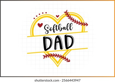 Softball T-shirt Design, Softball Dad