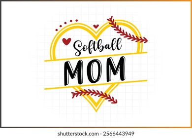 Softball T-shirt Design, Softball Mom