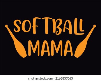 Softball  t-shirt design vector file