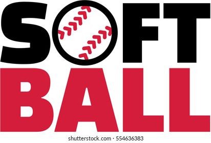 Softball word