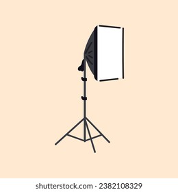 Softbox color icon. Professional equipment. Vector isolated illustration.