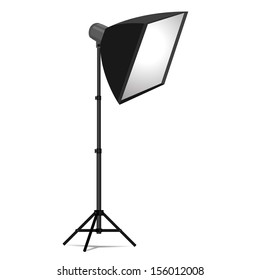 Softbox isolated on white