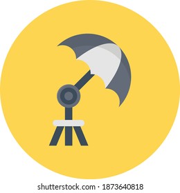 softbox vector flat color icon