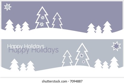 Soft-colored christmas background with text message, suitable as greeting card, wallpaper, etc. (vector)