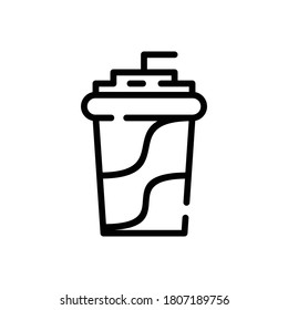 Softdrink icon design on white background