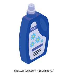 Softener antibacterial icon. Isometric of softener antibacterial vector icon for web design isolated on white background