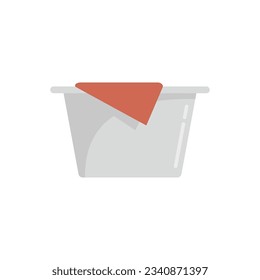 Softener basin icon. Flat illustration of Softener basin vector icon for web design isolated
