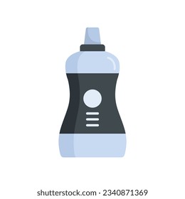 Icono del cuarto de baño de aplanador. Ilustración plana del icono vectorial del baño Softener para diseño web aislado