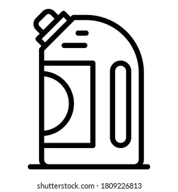 Softener bottle icon. Outline softener bottle vector icon for web design isolated on white background