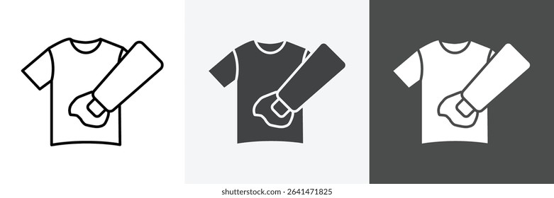 Softener clothes dirt icon set vector art