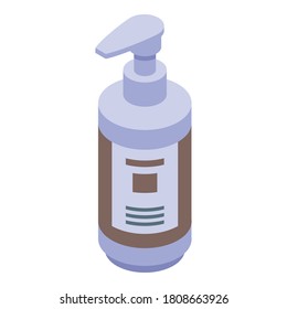 Softener dispenser icon. Isometric of softener dispenser vector icon for web design isolated on white background