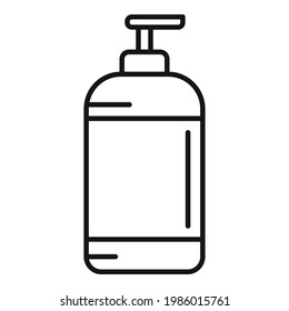 Softener dispenser icon. Outline Softener dispenser vector icon for web design isolated on white background