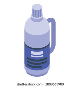 Softener fabric bottle icon. Isometric of softener fabric bottle vector icon for web design isolated on white background