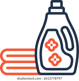 Softener Icon Color Line Vector Illustration