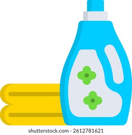 Softener Icon Flat Vector Illustration