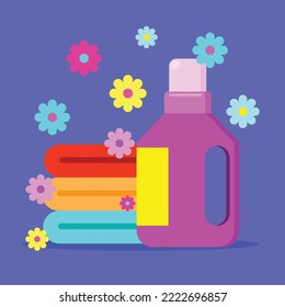 Softener icon. Subtable to place on  Laundry, cleaning, etc.