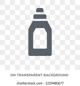 Softener icon. Trendy flat vector Softener icon on transparent background from Cleaning collection. 