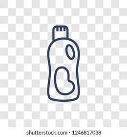 Softener icon. Trendy linear Softener logo concept on transparent background from cleaning collection