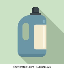 Softener liquid bottle icon. Flat illustration of Softener liquid bottle vector icon for web design