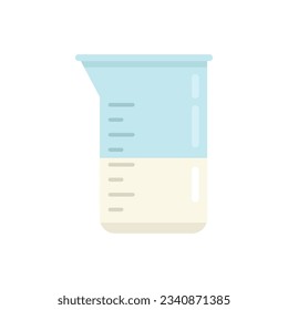 Icono de punto de medida de suavizador. Ilustración plana del icono del vector de medida de Softener para el diseño web aislado