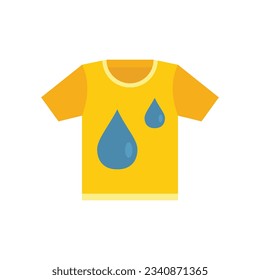 Softener tshirt icon. Flat illustration of Softener tshirt vector icon for web design isolated