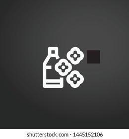 Softener vector icon. Softener concept stroke symbol design. Thin graphic elements vector illustration, outline pattern for your web site design, logo, UI. EPS 10.