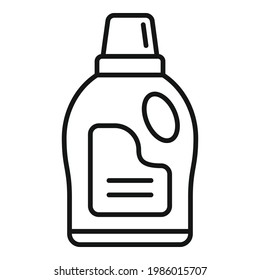 Softener wash icon. Outline Softener wash vector icon for web design isolated on white background