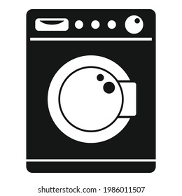 Softener washing machine icon. Simple illustration of Softener washing machine vector icon for web design isolated on white background