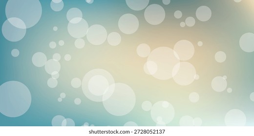 Las luces bokeh suavemente borrosas crean una atmósfera de ensueño y etérea, perfecta para los fondos.