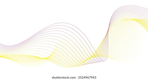 Softly flowing abstract waves in gentle yellow tones create a serene atmosphere, suitable for backgrounds or visual designs