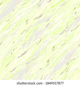 Softness Abstract art light green and gray colored vector seamless pattern. Many brushstrokes like oil painting. Template for design, textile, wallpaper, wrapping, carpet, ceramic tile.