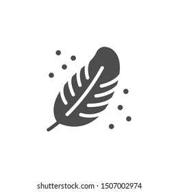 Softness icon or feather symbol