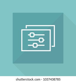 Software application vector icon