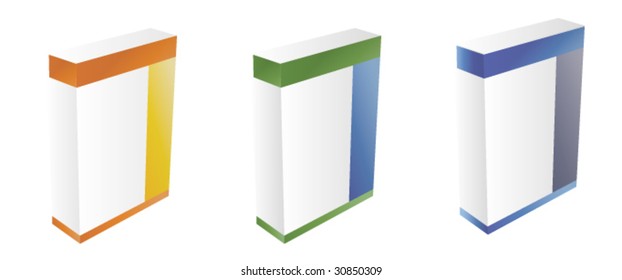 Software boxes with simple design