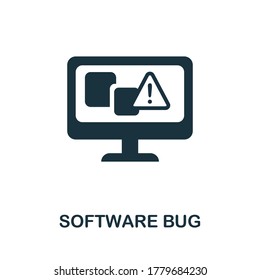 Software Bug icon. Simple element from internet security collection. Creative Software Bug icon for web design, templates, infographics and more