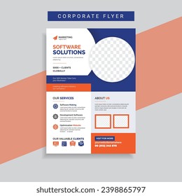 Software Business Flyer Design Template 